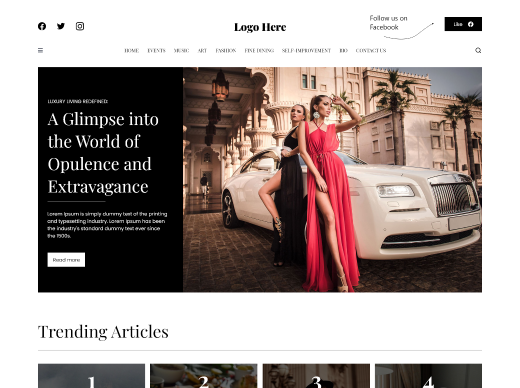 Packages Image gallery marquee